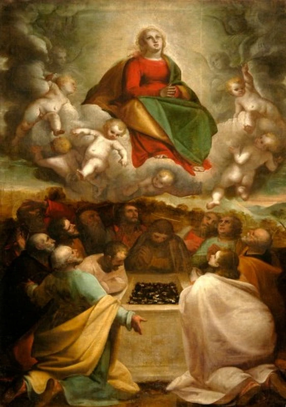 Assunzione della Madonna e dodici apostoli - Savignone, Genova